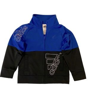Adidas Track Jacket Full Zip Boys’ Size 2T